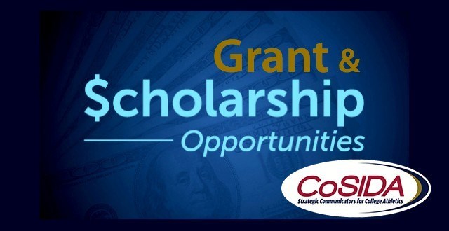 CoSIDA Postgrad Scholarships Applications Open - Apply NOW Through May 22